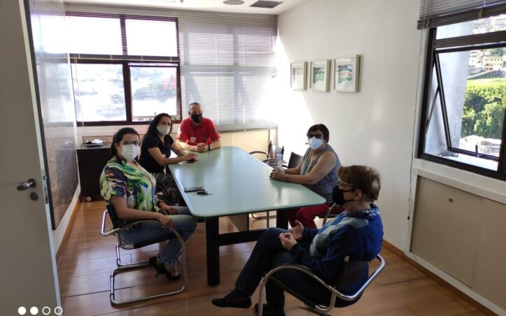 Reunião com prefeita. 4.5.21