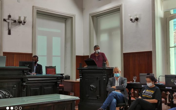 Ato na Câmara 15.7 discurso Chico