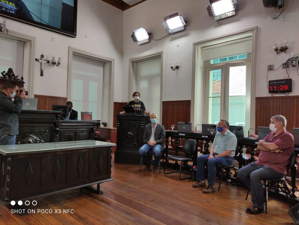 Ato na Câmara 15.7 discurso Deise