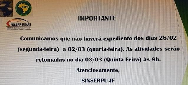 Comunicado Carnaval (2)