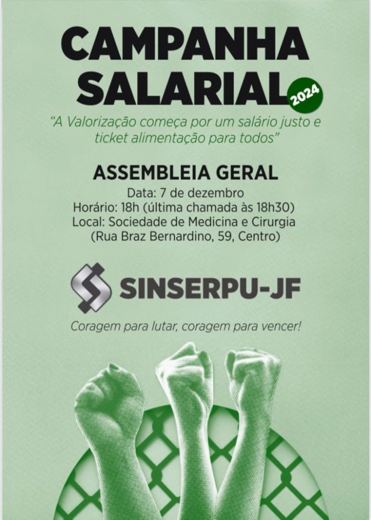 Campanha Salarial 2024 Cartaz