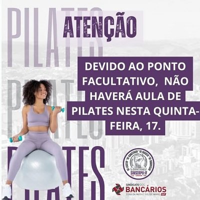 Sem aulas de pilates