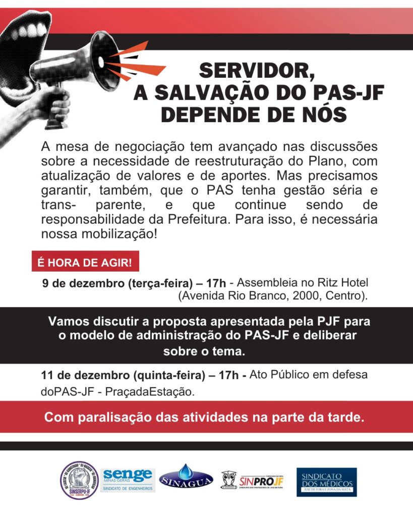 Convocação assembleia PAS