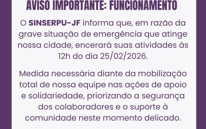 Aviso do dia